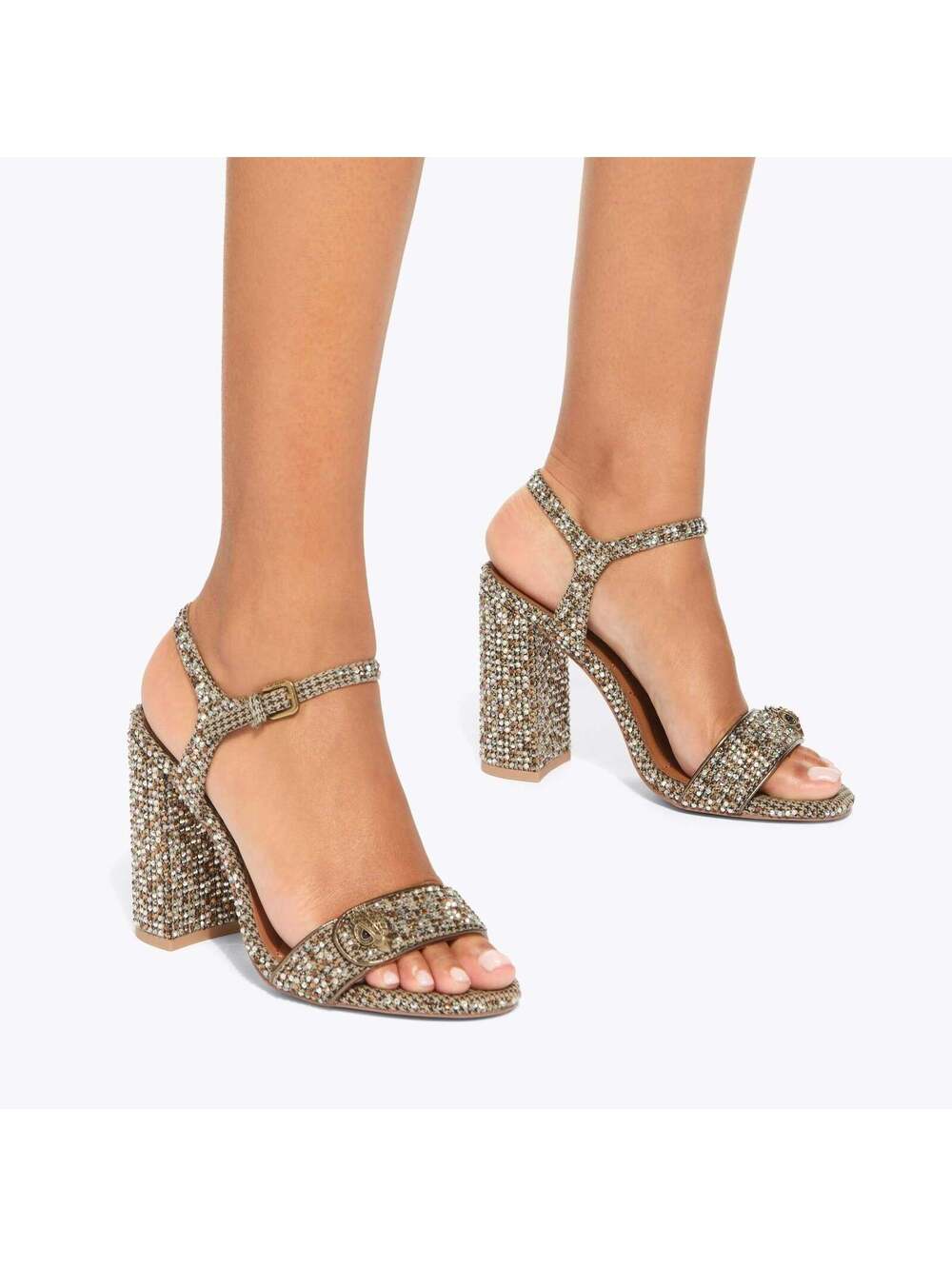 Kurt Geiger Kensington Beige Houndstooth EU38.5/US7.5